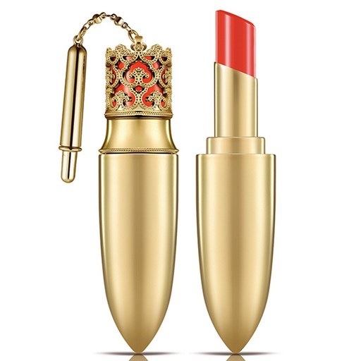 拱辰享 美 ラグジュアリー リップルージュ, 24号 レッドオレンジ, 6g, 1個 ツヤ 密着