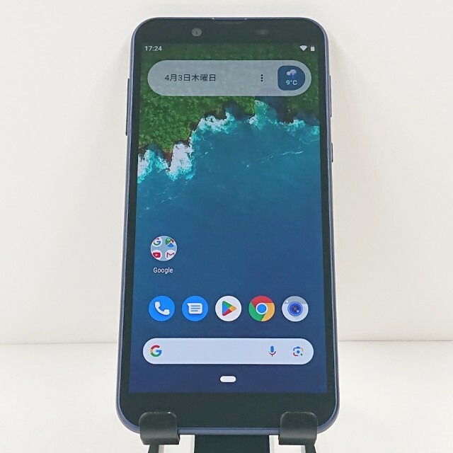 Android One S5 S5-SH Y!mobile ダークブルー 送料無料 本体 c11123
