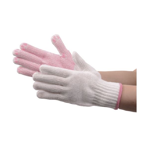 （まとめ）女性用 すべり止め手袋 7G TGAGW-7G 1双 [x50セット]