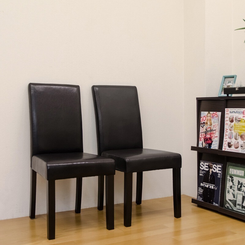 ダイニングチェア 椅子 2脚セット おしゃれ 北欧モダン レトロ レザー アウトレット 木製 いす イス 座面高さ43cm
