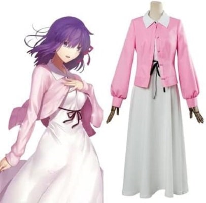Fate/stay night Heavens Feel コスプレ 間桐桜 コスプレ 衣装 仮装 ステージ 舞台服 ハロウィン クリスマス