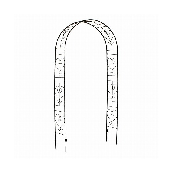 住まいスタイル アイアンアーチ ブロッサムハート ダークブロンズ IA-BH005DBZ メーカー直送