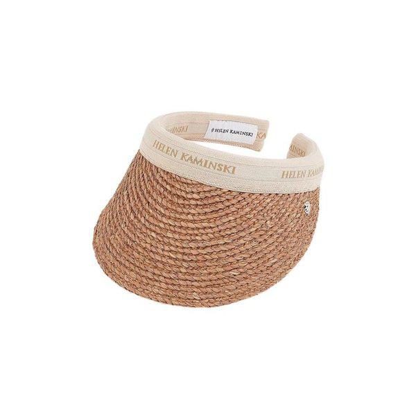 [ヘレンカミンスキー] SS26 女性 ビアンカ10 バイザー ハット HAT52491 NOUGAT NATURAL