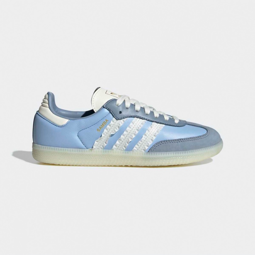 アディダスサンバオリジナルレディース JR8829-クレスキー/タックブルー/ホワイト