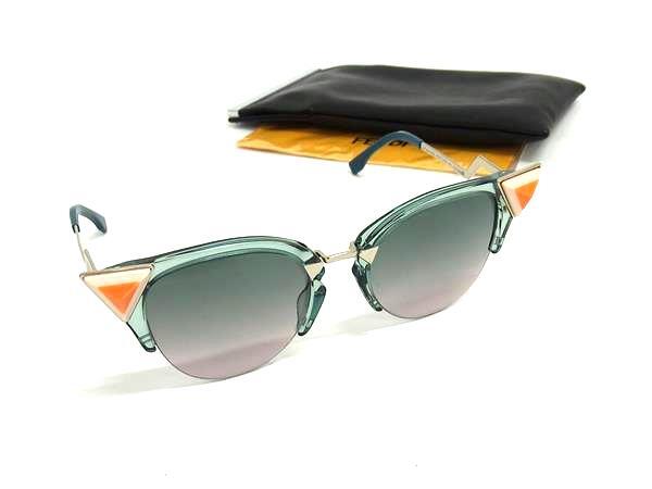 サングラス - FF 0041/N/S グリーングラデーション マルチカラー プラスチック メタル ユニセックス【本物保証】