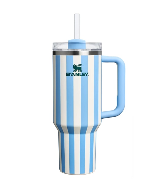 【STANLEY】 QUENCHER H2.0 FLOWSTATE TUMBLER 1.18L CORNFLOWER BLUE STRIPE タンブラー 正規品
