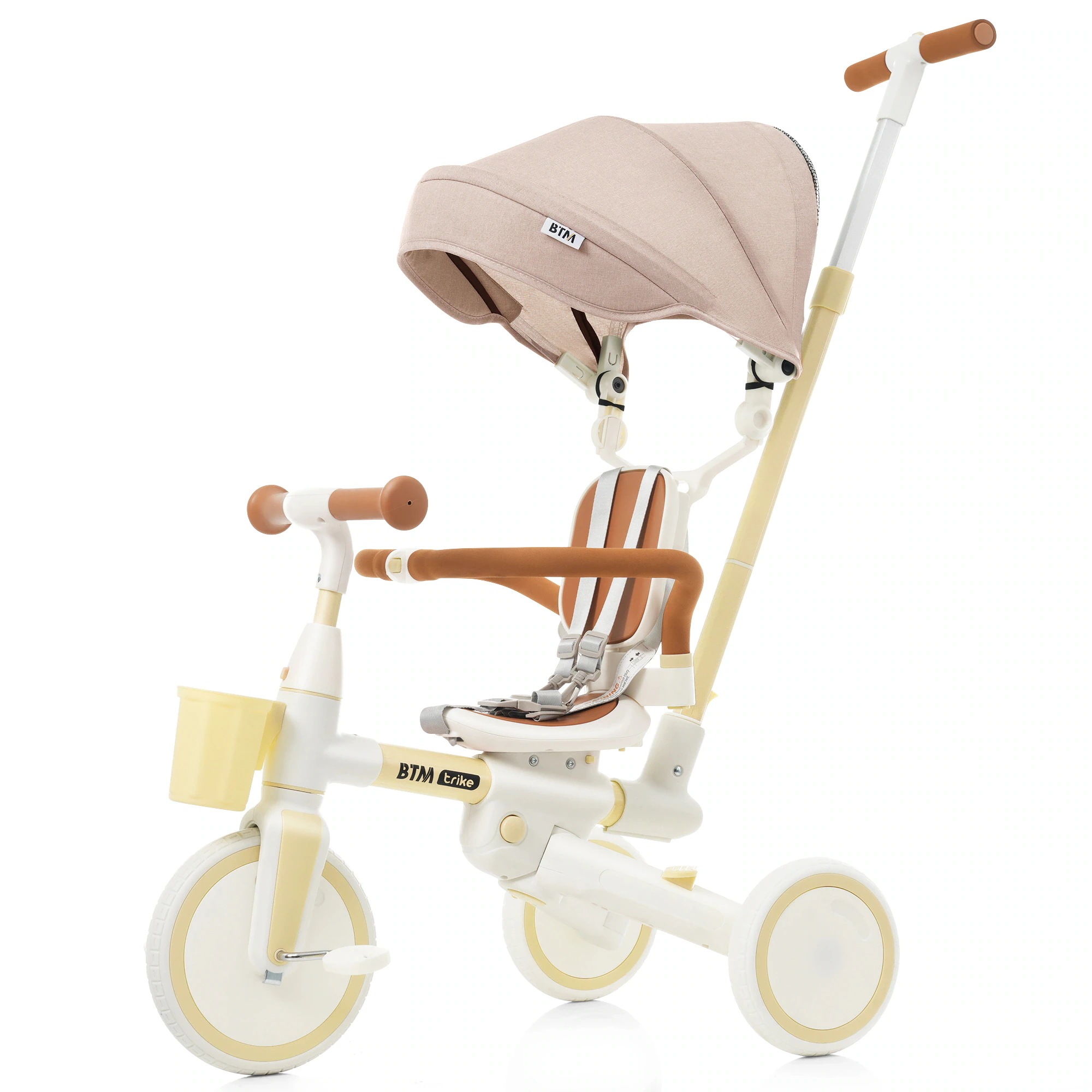 【急速出荷!】子供用三輪車 7in1 舵取り 多機能 手押し棒 カバー おしゃれ座面回転 自転車 キックバイク おもちゃ 誕生日 プレゼント こどもの日 お祝い クリスマス ギフト 1歳 2歳