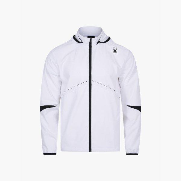 フードジップアップ PQF SPKPCNJK202U-WHT 共用 季節の変わり目 ベンチレーション フーディ ジャケット