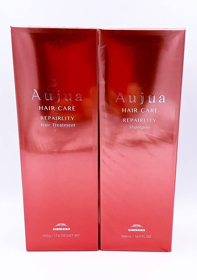 ミルボン（Aujua）オージュア　リペアリティ　シャンプー500ml＆ヘアトリートメント 500g セット 13,363円
