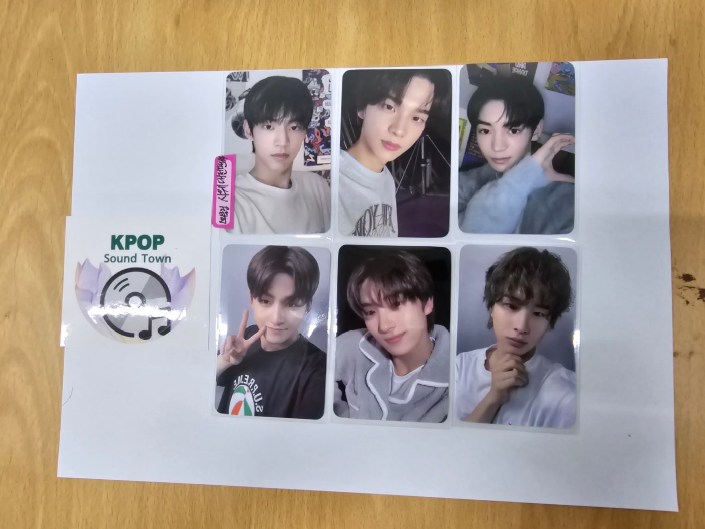 [6種set ][SOUNDWAVE DAEJEON FANSIGN 特典] TWS - 1st Mini Album Sparkling Blue(NO ALBUM,ONLY PHOTOCARD)