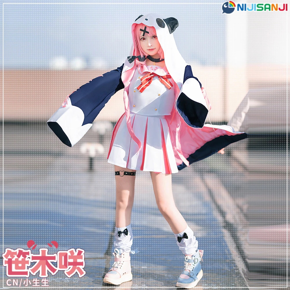 バーチャルYouTuber　VTuber　にじさんじ　パンダパーカー　笹木咲　コスプレ衣装