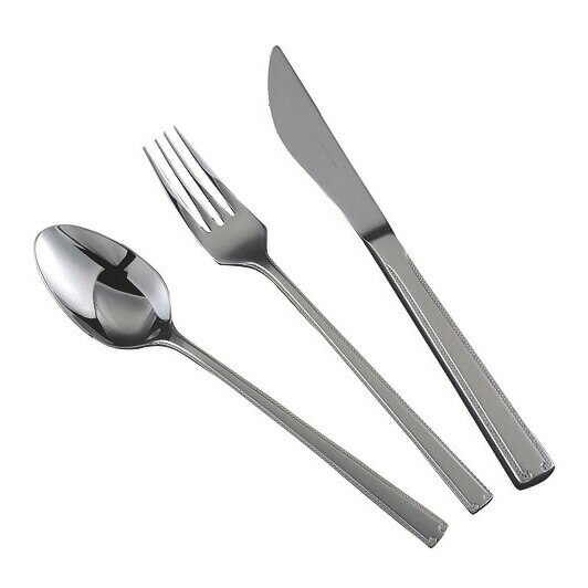 （まとめ買い）18-10ロマンス No.11600 デザートナイフ （H/H）鋸刃 [x3]