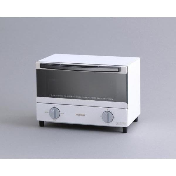 アイリスオーヤマ スチームオーブントースター 2枚焼き ホワイト SOT-011-W