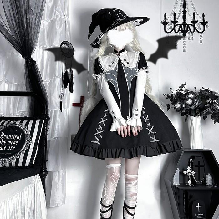 【人気製品 急速出荷】 コスプレ 衣装 ハロウィン ゴシック ワンピース ゴスロリ パンク ロリータ 衣装 制服 文化祭 学園祭 衣装 ハロウィンコスチューム ハロウィンコスプレ