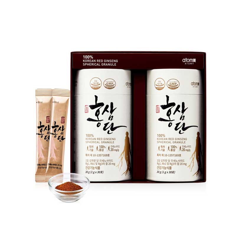 紅参丹1gx60包／約2ヶ月分スティック顆粒タイプ高麗人参 韓国健康食品