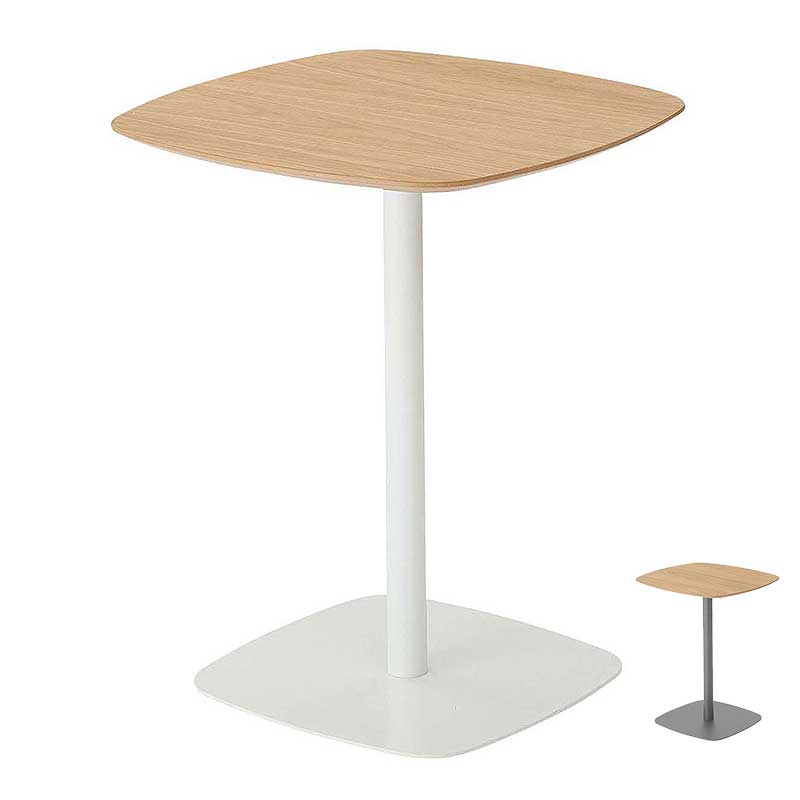 カフェ テーブル 60x60 cm ホワイト グレー オーク 1人用 ダイニング ナチュラル 北欧 カフェ 韓国インテリア 1人暮らし 24,255円
