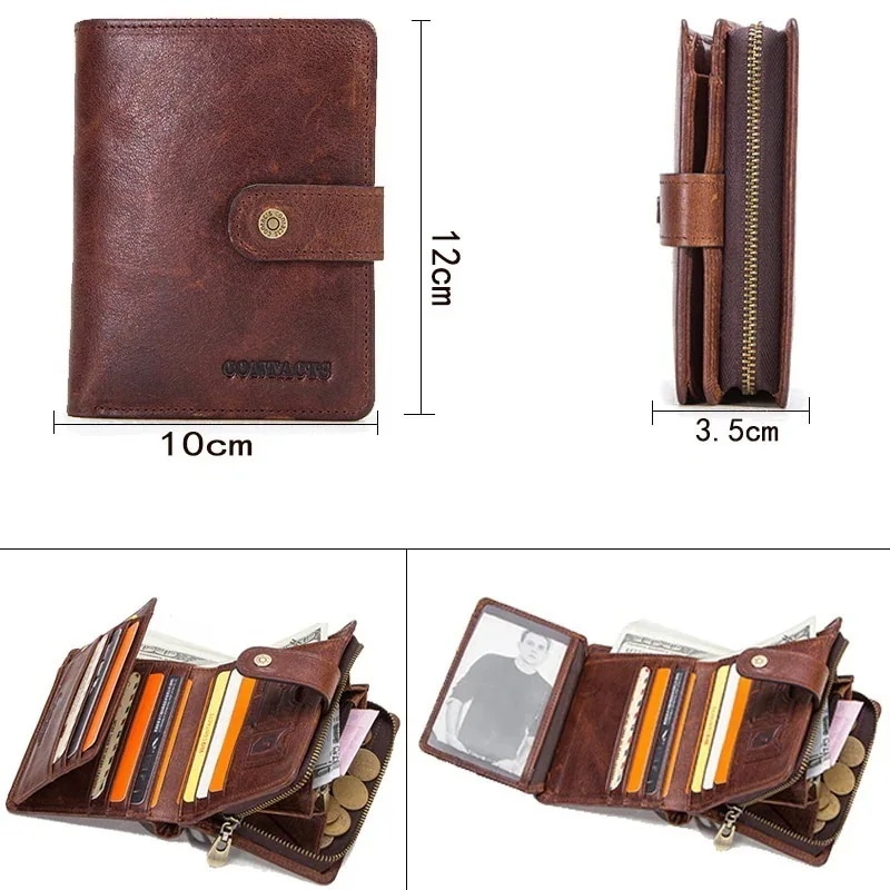 革 韓国ファッション コンパクト ミニ財布 革 感 wallet 小銭入れ 二つ折り財布 ファスナーバッグ メンズ財布 財布 二つ折り財布