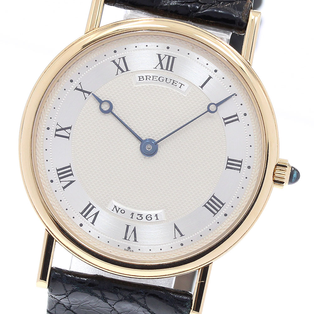 ブレゲ Breguet 3390 クラシック K18YG 手巻き メンズ 内箱付き_838271【中古】