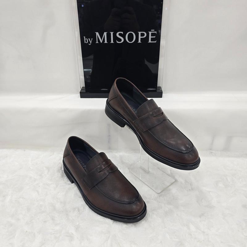 By 男性モダンペニーローファー 122HT239DY003 DBROWN 3 JJ