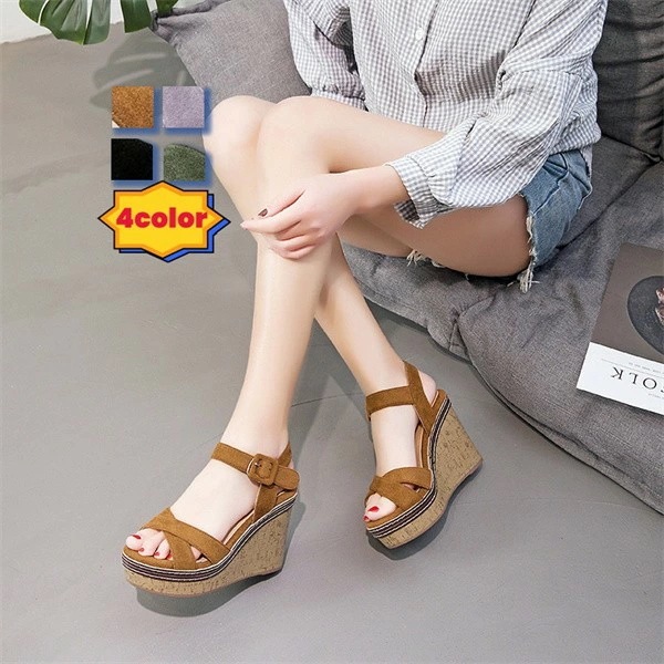 サンダル 厚底 ストラップ レディース 夏 靴 ウェッジサンダル dh122x6x6lc