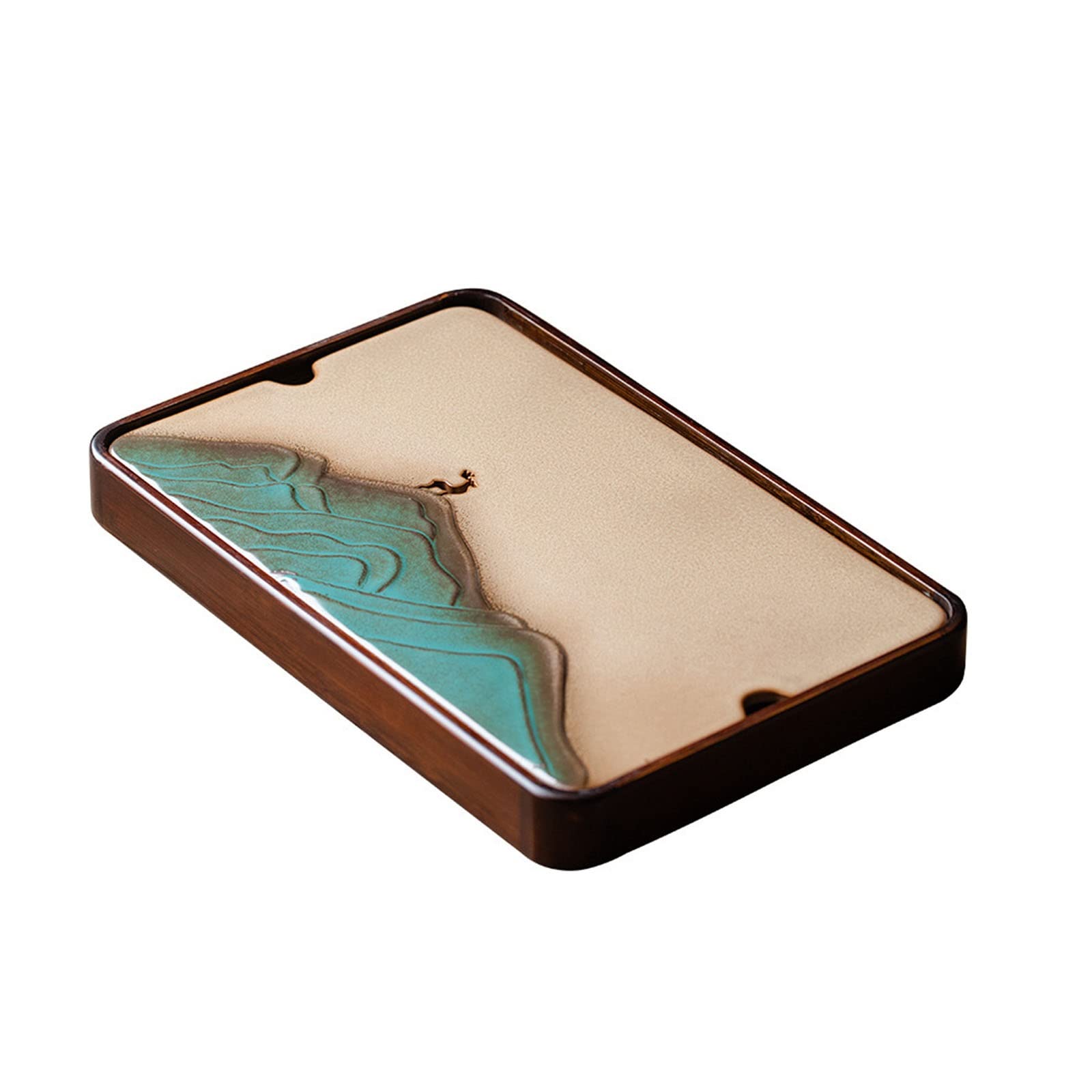 茶盆 セラミック ティー トレイ ビンテージ ウォーター ストレージ 家庭用 来客用