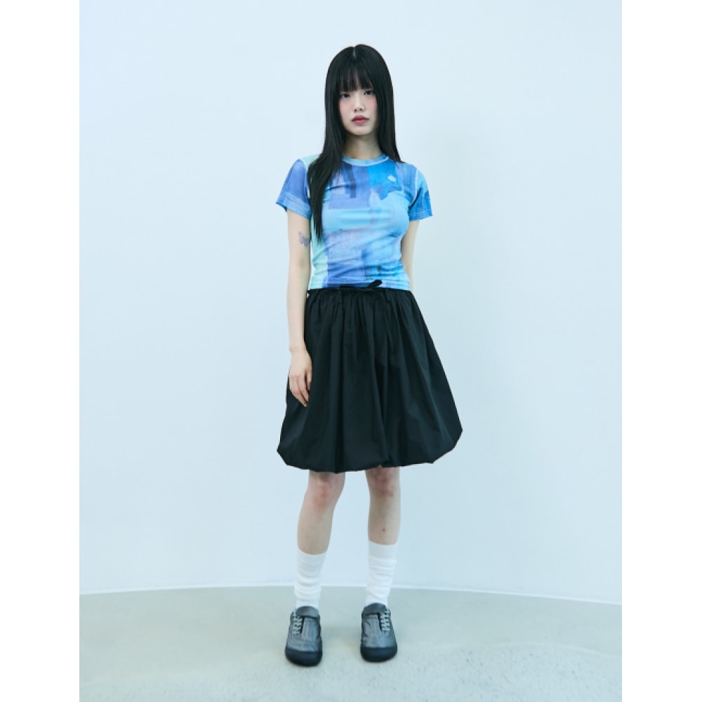 チャンスチャンス CH エンボディロゴレディース Tシャツ (ブルー)