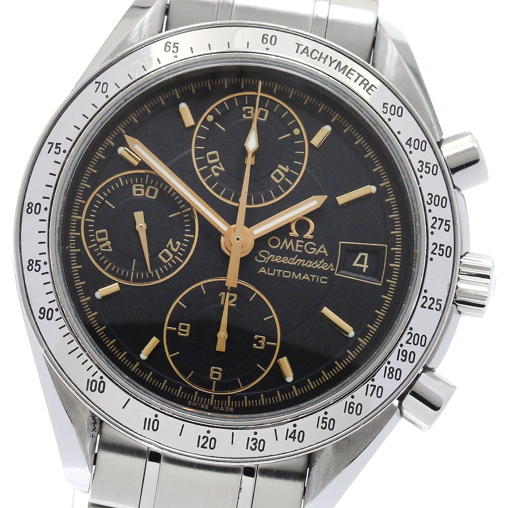 オメガ OMEGA 3513.54 スピードマスター デイト クロノグラフ 自動巻き メンズ 保証書付き_882468【中古】 418,900円