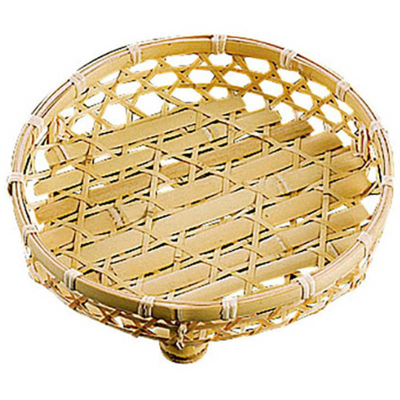 ヤマコー　用美 業務用 晒竹オードブル篭・足付 尺1 yamaco23338　YAMACO23338