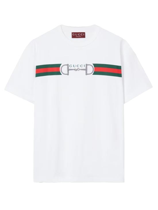 GUCCI Men T-Shirts 855021 XJHOJ9051 White