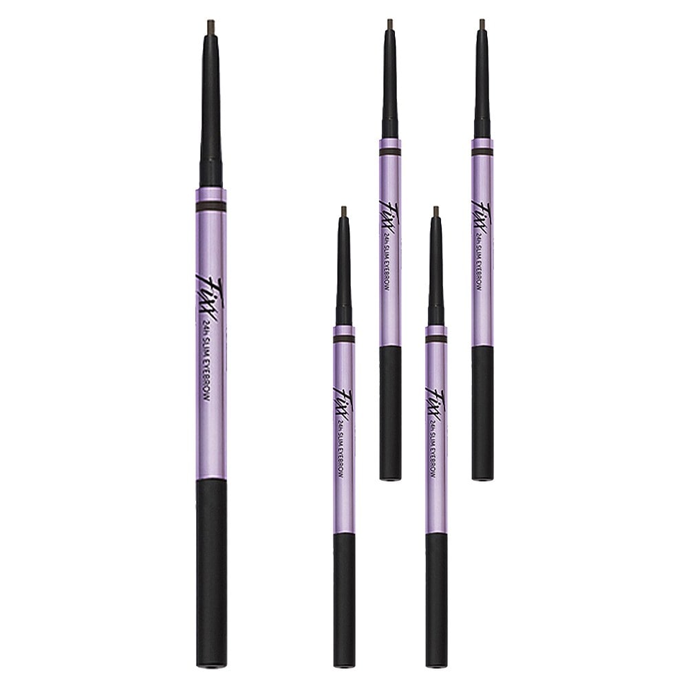 ルックフィックス 24h スリム アイブロウダークブラウン5個