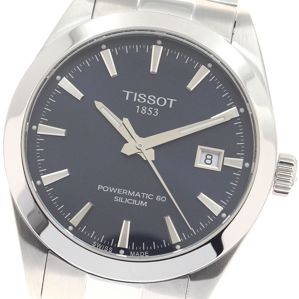 ティソ TISSOT T127407 ジェントルマン パワーマティック80 自動巻き メンズ 美品 箱・保証書付き_955171【中古】
