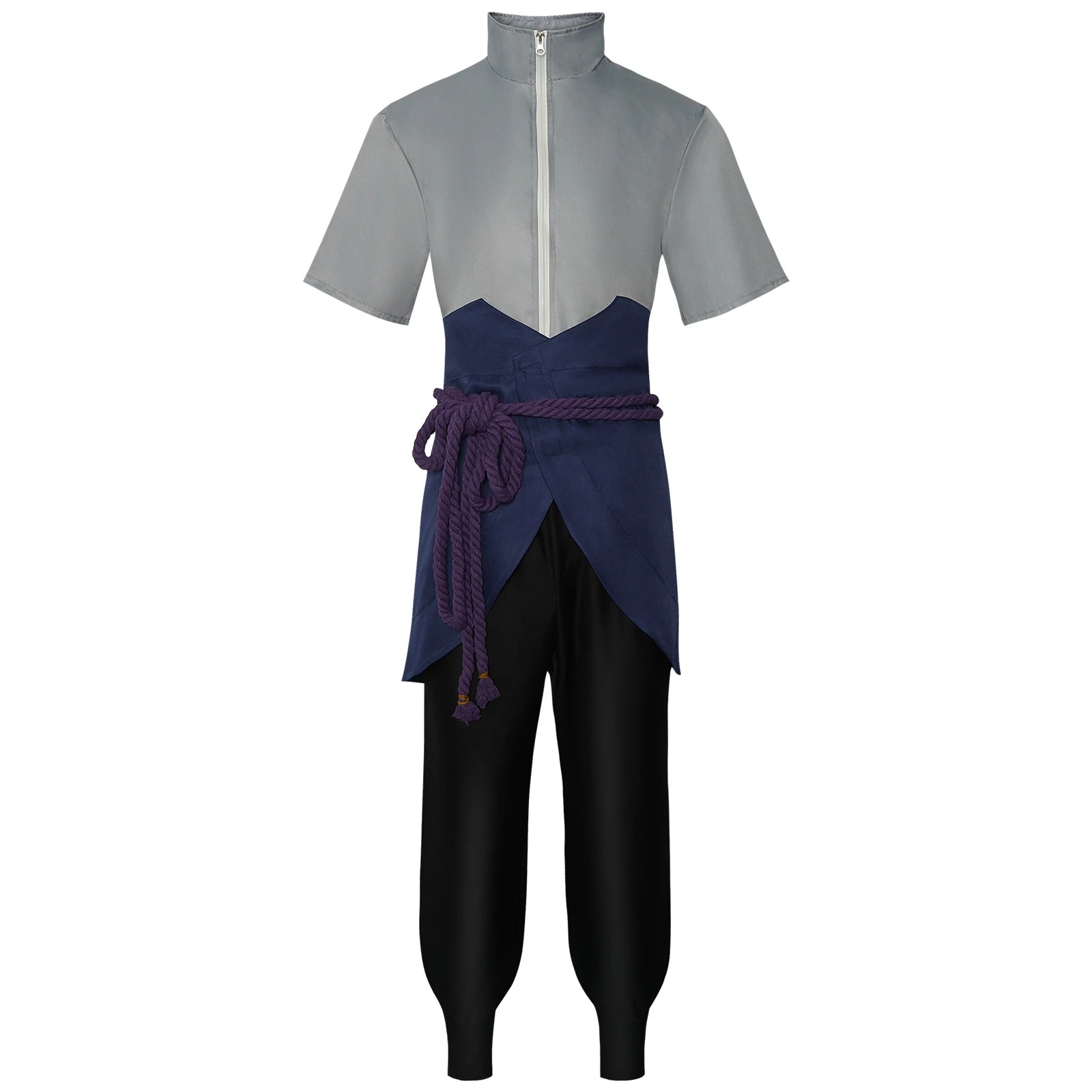 【迅速な出荷】忍者疾宇智波サスケ四代服ハロウィーンサスケコスプレアニメコスチューム