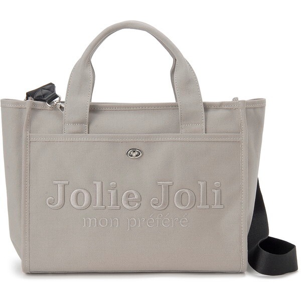 ジョリージョリ キャンバストート JJ-2025121L-407 グレー