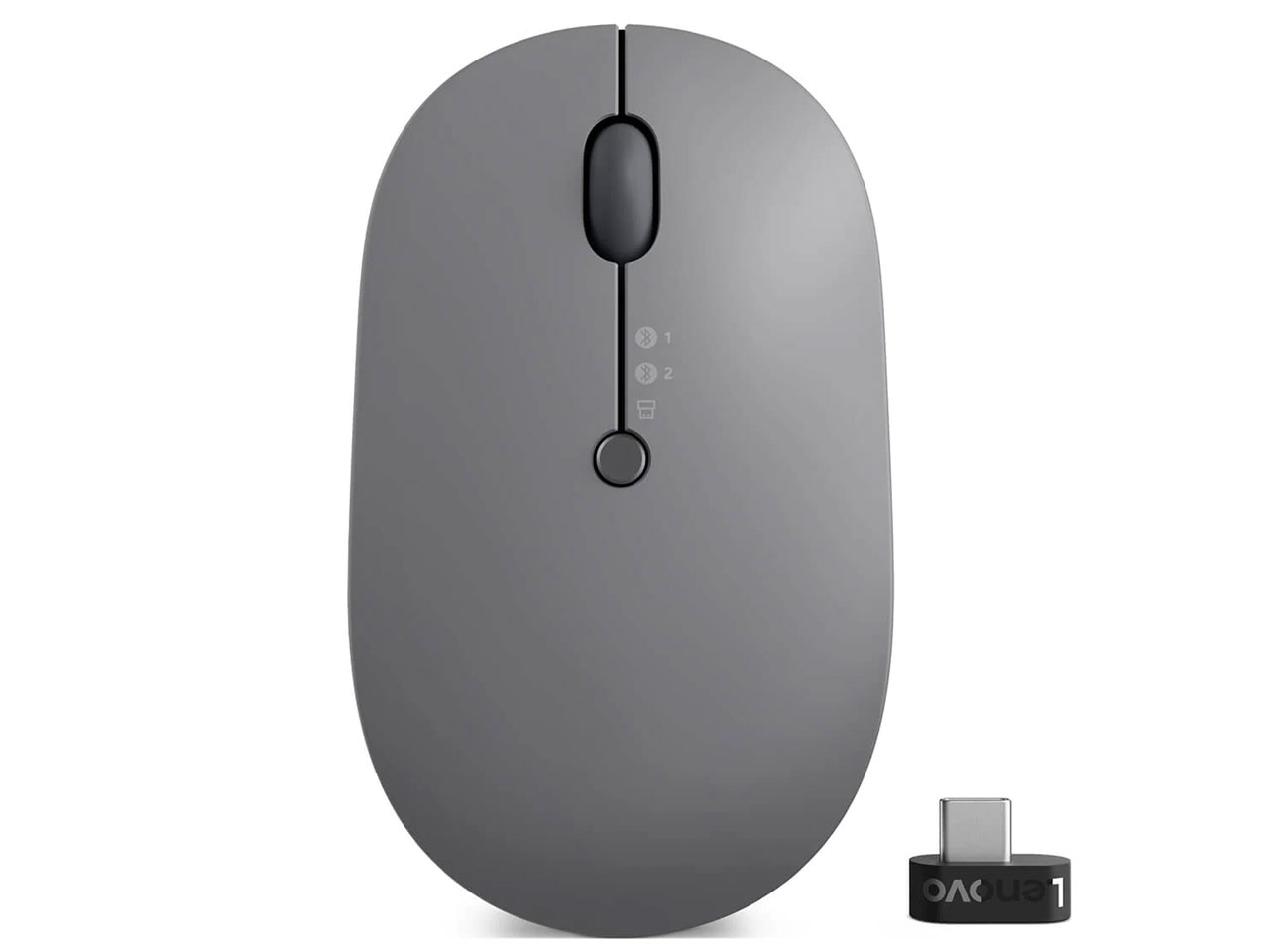 Lenovo Go USB Type-C ワイヤレス マルチデバイスマウス GY51C21211 [グレー] マウス