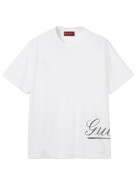 GUCCI Men T-Shirts 856477XJHQM 9066 White