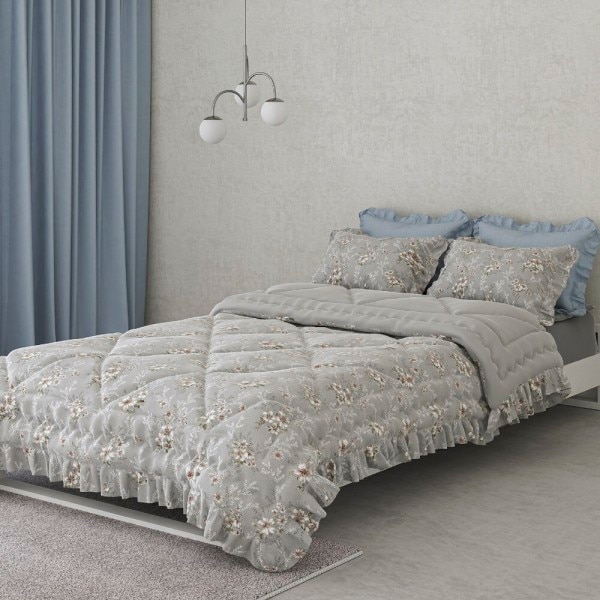 クリシャ アレルギーケア フリル掛け布団セット SS/Q/K