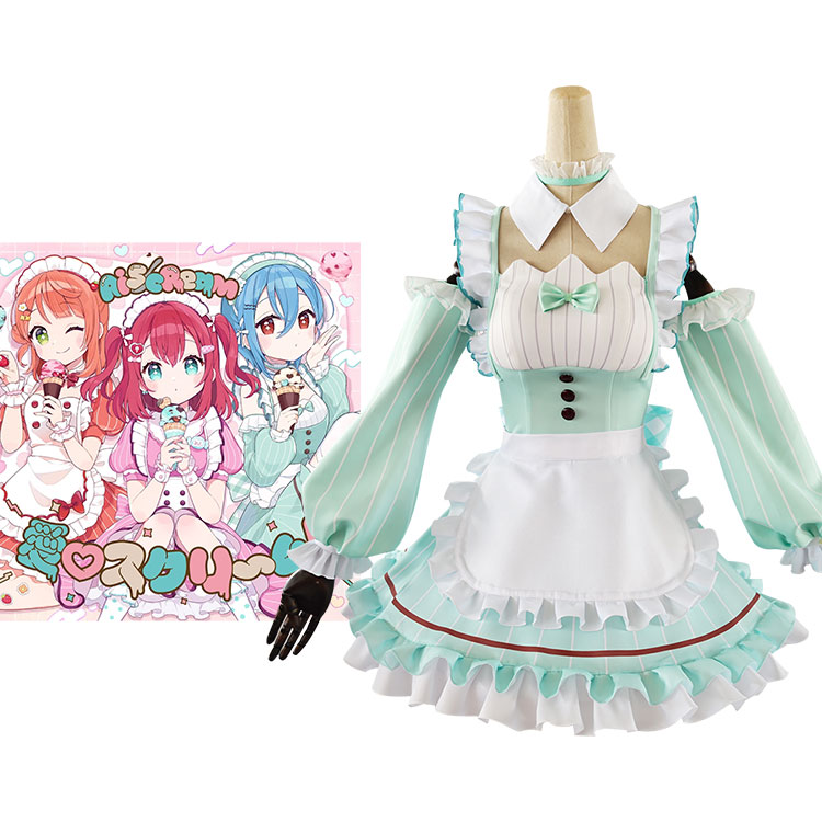 ラブライブ!シリーズ AiScream! (愛スクリ～ム！) 若菜四季 コスプレ衣装