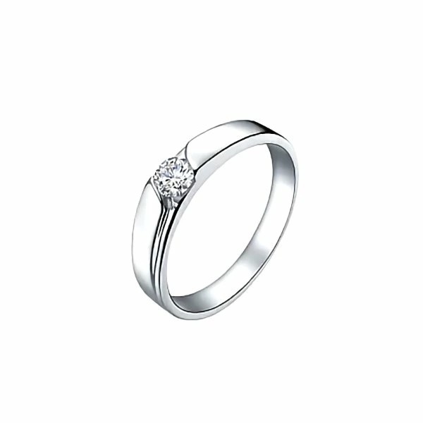 シルバーデザインキュービックジルコニアリング送料無料！ LUPIS