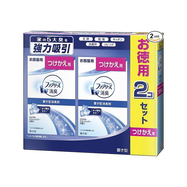 12個セット/ファブリーズ 置き型 さわやかスカイシャワーの香り つけかえ用 130g×2個