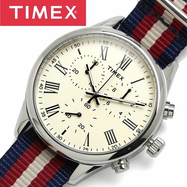 人気大割引 Timex タイメックス 腕時計 クロノグラフ メンズ ナイロン ナトーベルト おしゃれ 人気 ウォ メンズ腕時計 Www Pulse Orange Cm