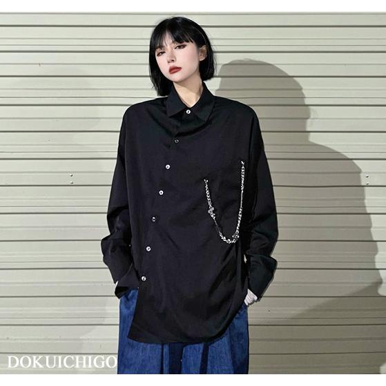 Qoo10] モード系 レディース アシンメト 韓国フ : レディース服