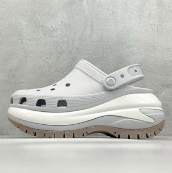 CRO正規品同等 ホールパンチシューズ光輪デザイン プラットフォーム厚底6cm レディースビーチサンダル インセイン-21