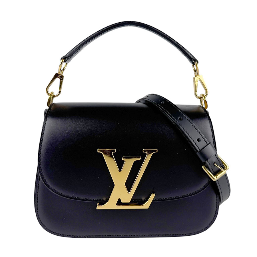 ルイ ヴィトン LOUIS VUITTON ハンドバッグ 斜め掛けショルダーバッグ パルナセア ヴィヴィエンヌ レザー ブラック ゴールド レディース M94493 z6468 119,000円