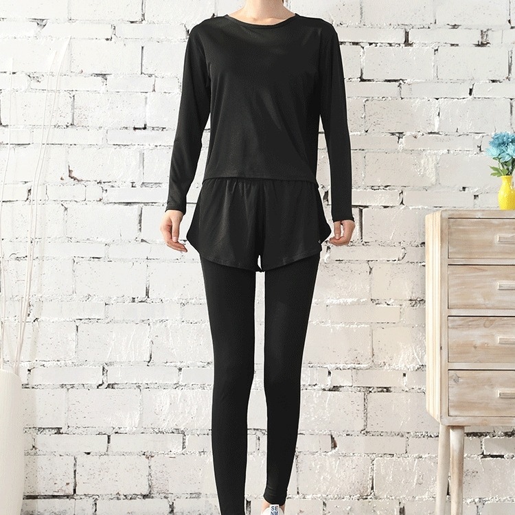 2点セット カットソー 長袖 ラウンドネック プルオーバー ストレッチパンツ ハイウエスト ウエストゴム かわいい 大人可愛い きれいめ シンプル 上品 おしゃれ かっこいい レトロ きちんと 5,042円