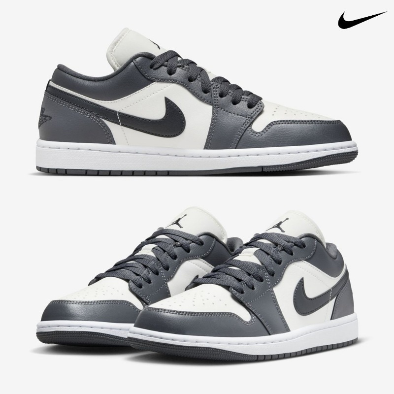 [NIKE] ナイキ スニーカー エア ジョーダン 1 LOW ウィメンズシューズ / DARK GREY