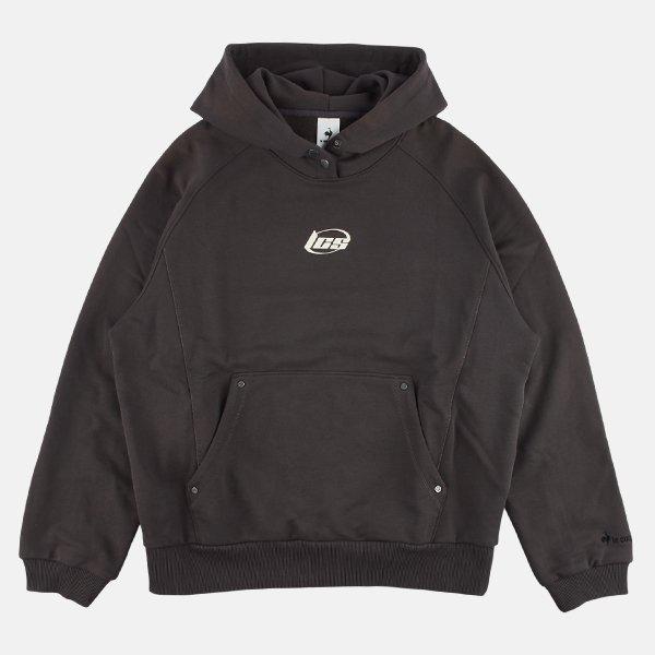 ユニ 풋볼 후드티 QP423FHDO1 DGR