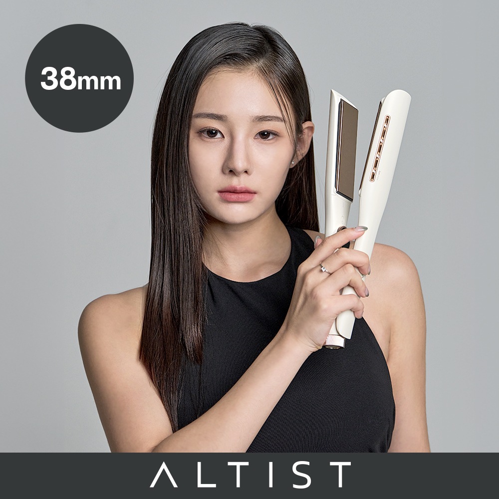 シルキーマジック クリニック ワイド ヘアアイロン イオンマックス 38mm ストレート カール 2way