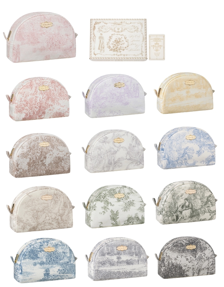 [正規品] 韓国限定 人気の大流行ファッションアクセサリーギフト DUBLEVE TOILE DE JOUY POUCH & Scrunchie