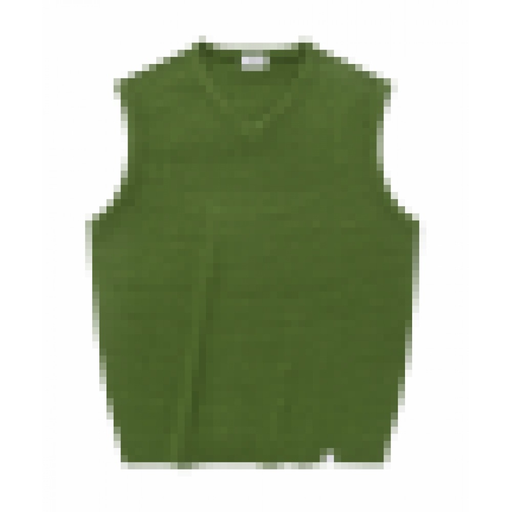 カバーナット Vネックニットベストグリーン