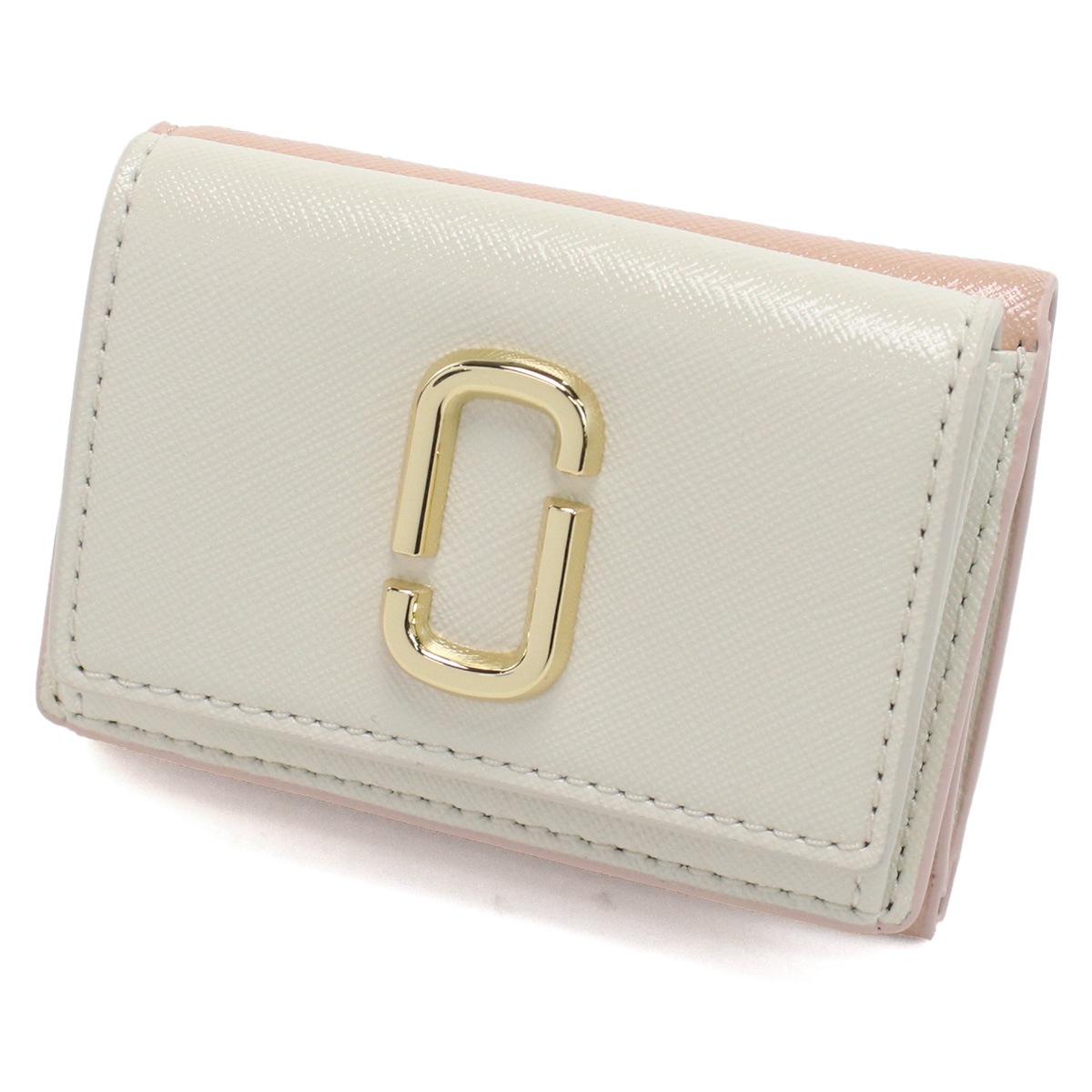 三つ折り財布 折り畳み THE MINI TRIFOLD WALLET 小銭入付き 2F3SMP060S07 695 ROSE MULTI ホワイト ピンク